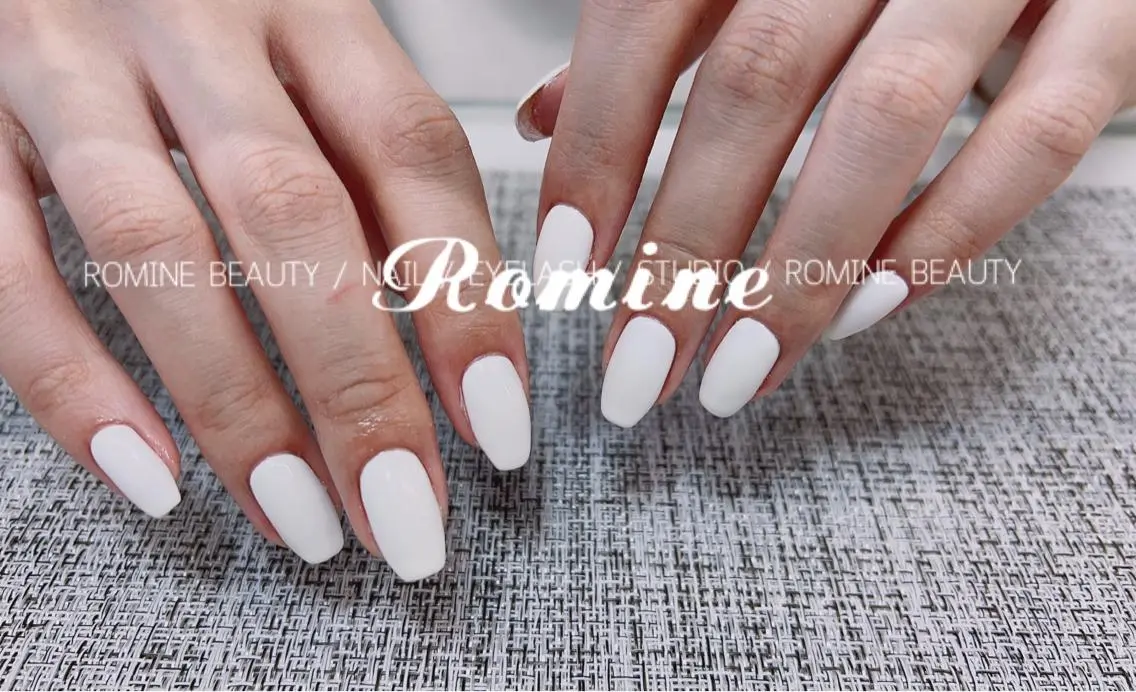ネイル ハンドネイル Romine アイラッシュ&ネイルのマツエク・マツパデザイン