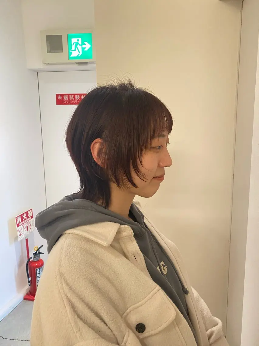 ショート カラー ショートヘア ウルフカット カット ヘアカラー ♡ハッシュカット/ レイヤー/yucoのヘアスタイル