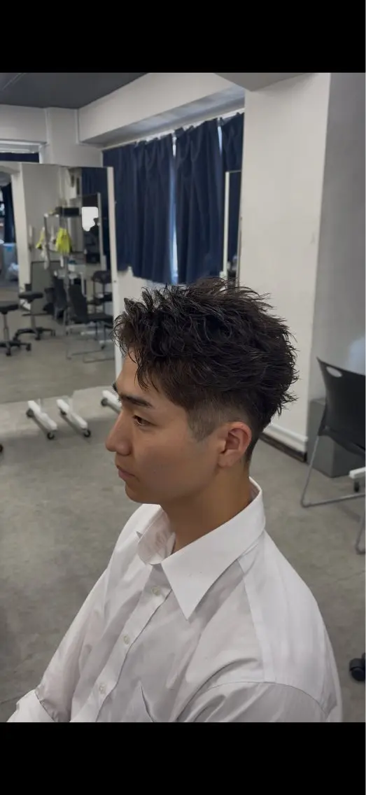 パーマ メンズ カット パーマ 【横浜1似合わせ 職人】昇陽のヘアスタイル