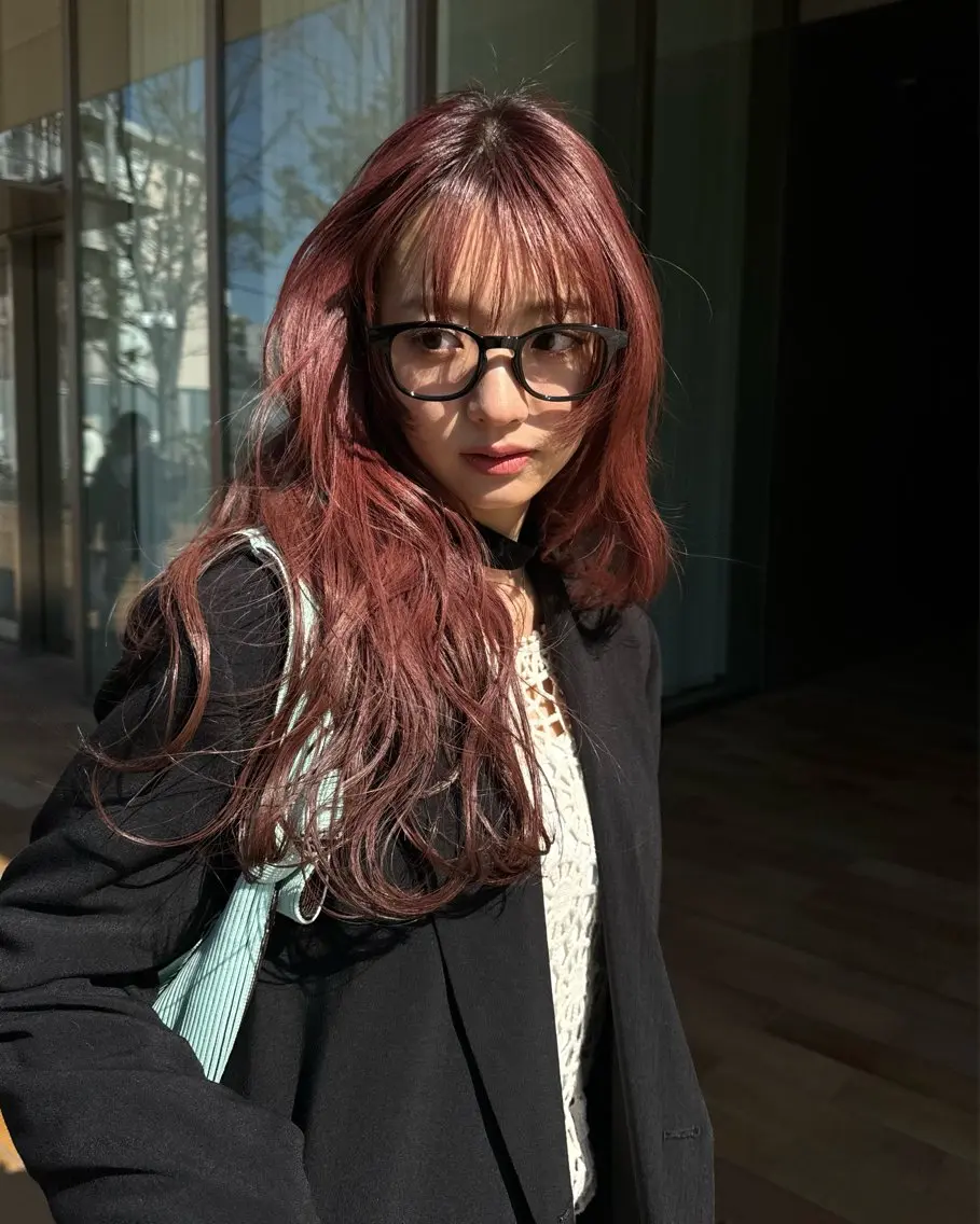 ロング カラー ブリーチ 似合わせhair /モガミユナ🎀のヘアスタイル