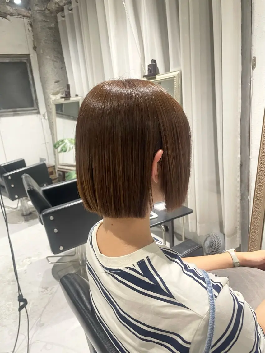 ショート カラー 髪質改善 カット ヘアカラー トリートメント メンズ/ハイトーン 【yoshiki】のヘアスタイル