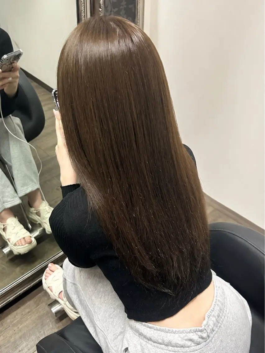 ロング カラー ヘアカラー 佐原 恵利香のヘアスタイル
