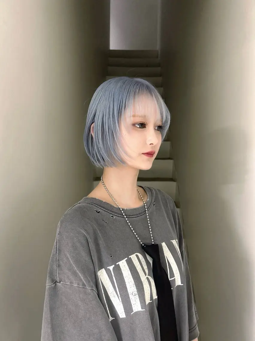 ショート カラー カット ヘアカラー 松原 朱里のヘアスタイル
