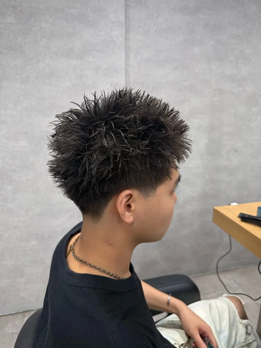 ショート カット パーマ メンズ特化 パーマ水沼心のヘアスタイル