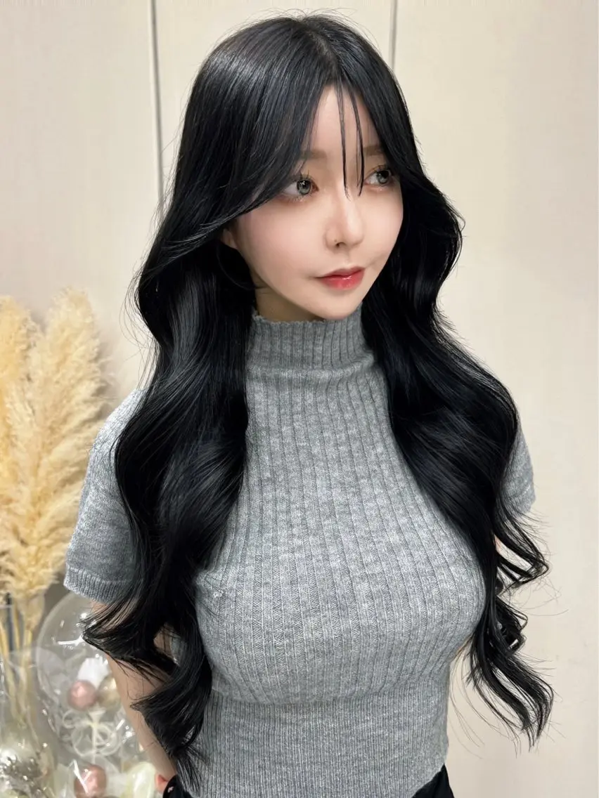 ロング 縮毛矯正 トリートメント カット ヘアカラー トリートメント 🫧髪質改善 講師🫧🍎幹細胞のヘアスタイル