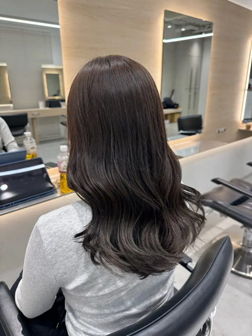 ロング カラー ナカバチ ユイ🌼 Rizm greenのヘアスタイル