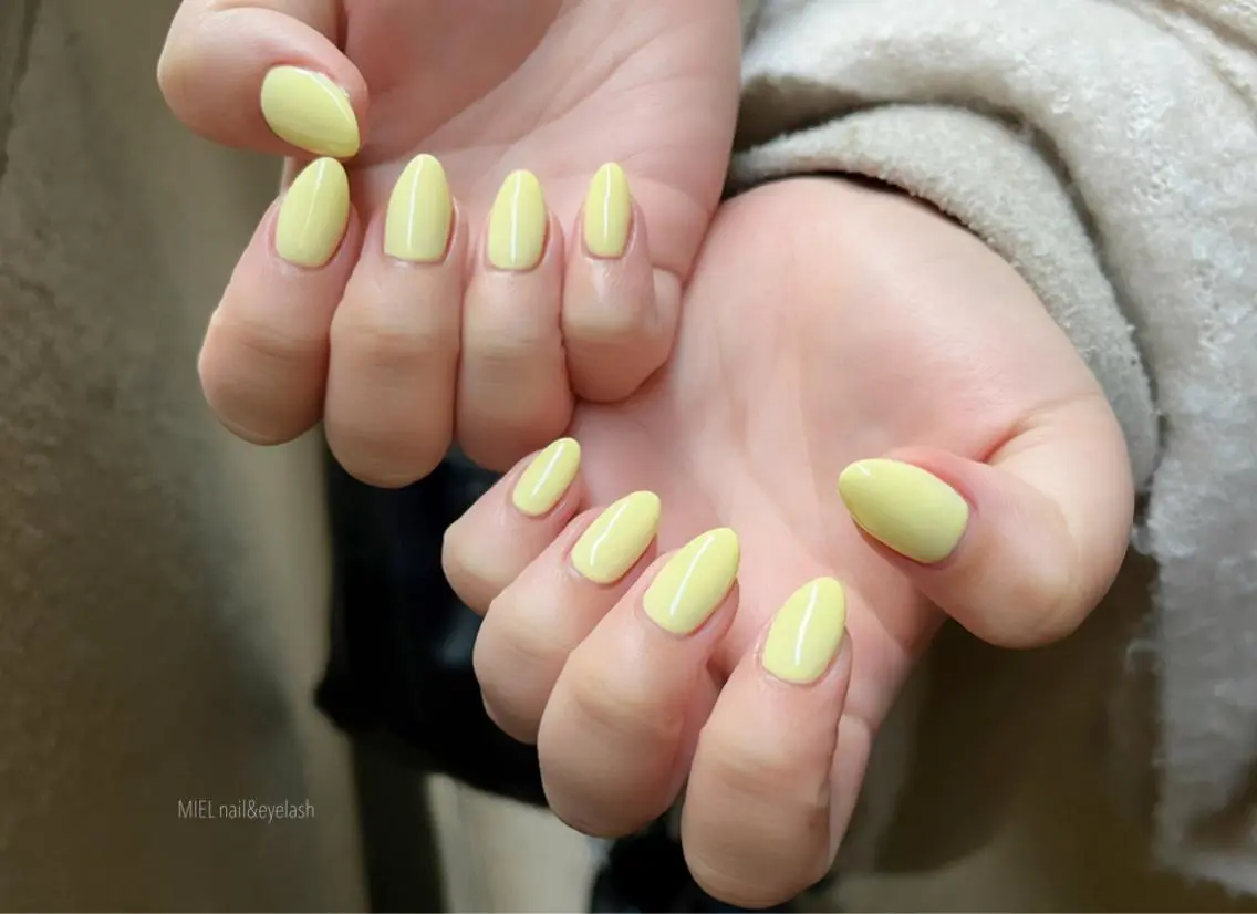 ネイル ワンカラーネイル ハンドネイル nail salon monailのネイルデザイン