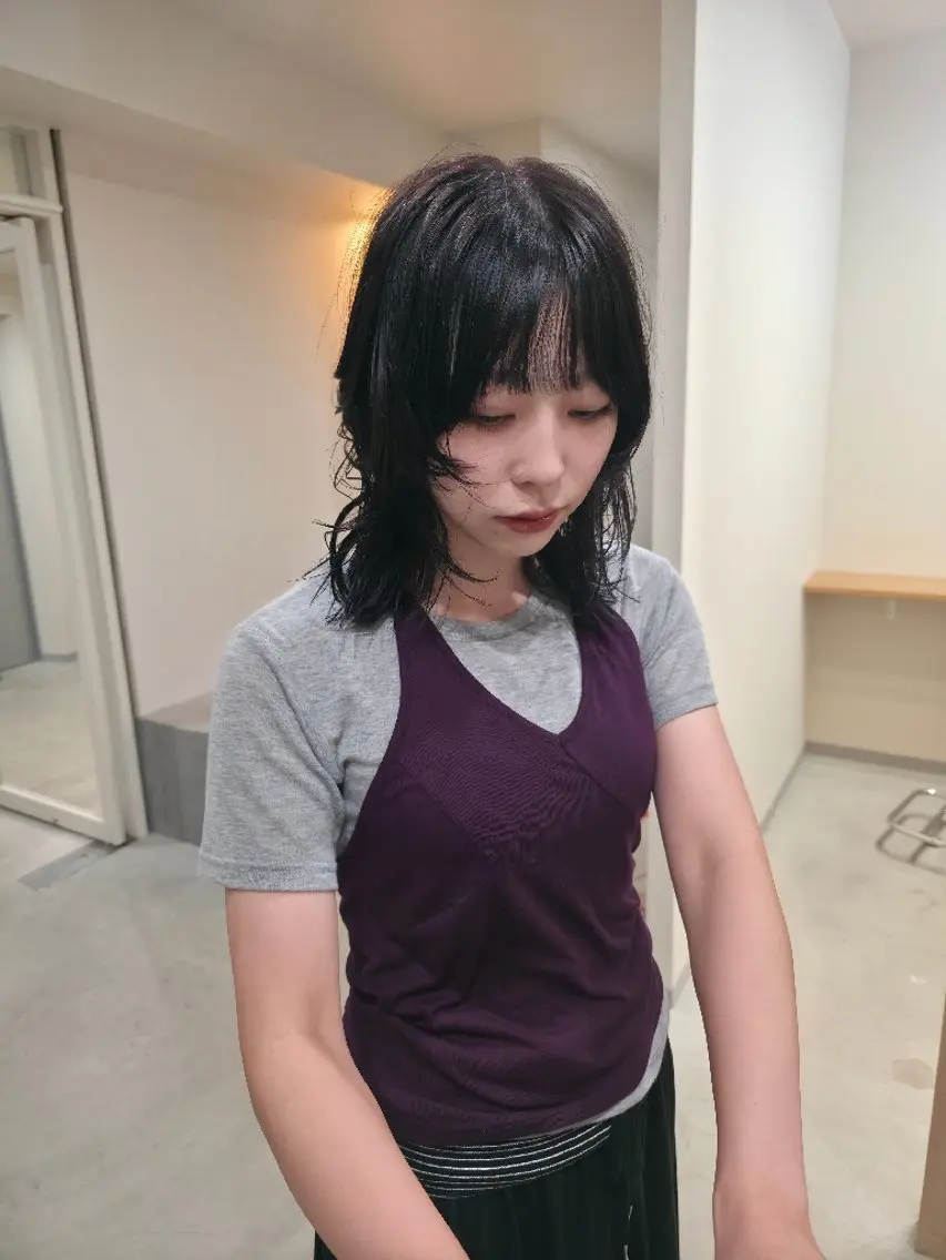 カラー セミロング ブリーチ インナーカラー 髪質改善 縮毛矯正 カット ヘアカラー OMA/ カタギシのヘアスタイル