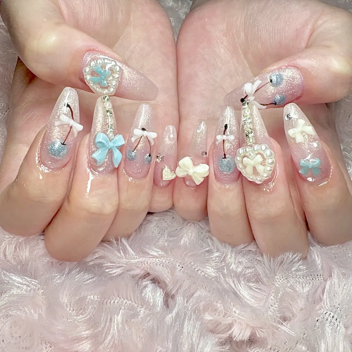 ネイル ロングネイル しば まなみのネイルデザイン