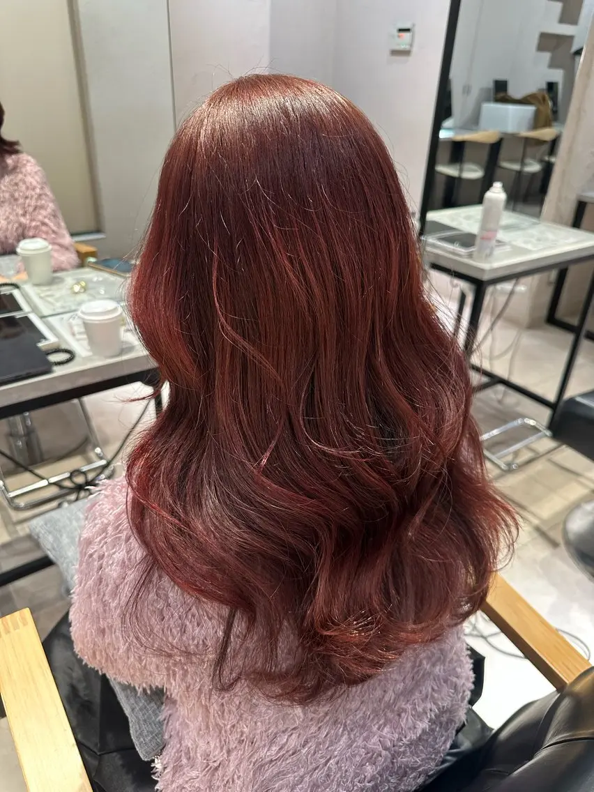 セミロング 髪質改善 Unami/新宿 TSUKIのヘアスタイル