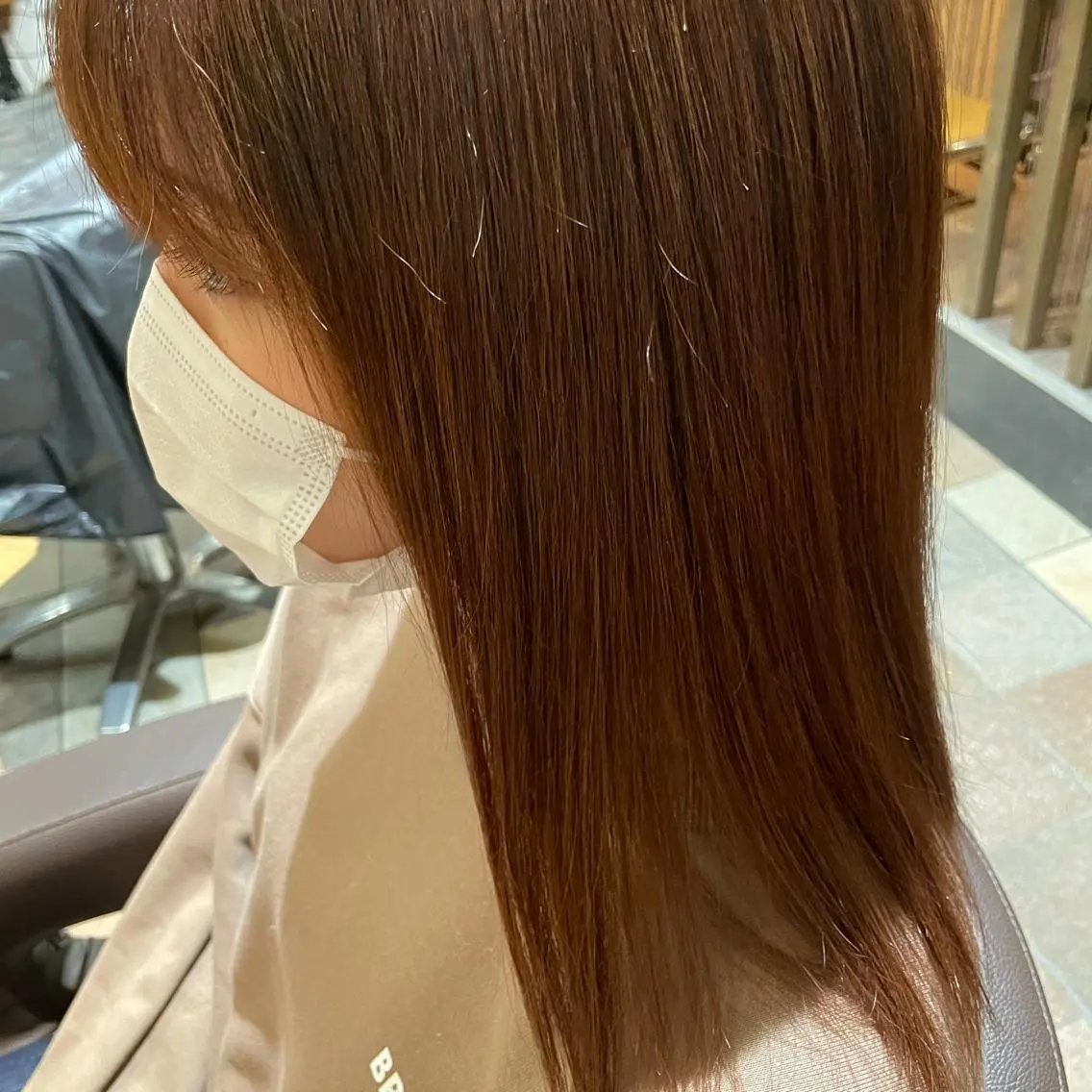セミロング カラー ヘアカラー トリートメント 𓍯 Riho𓍯のヘアスタイル