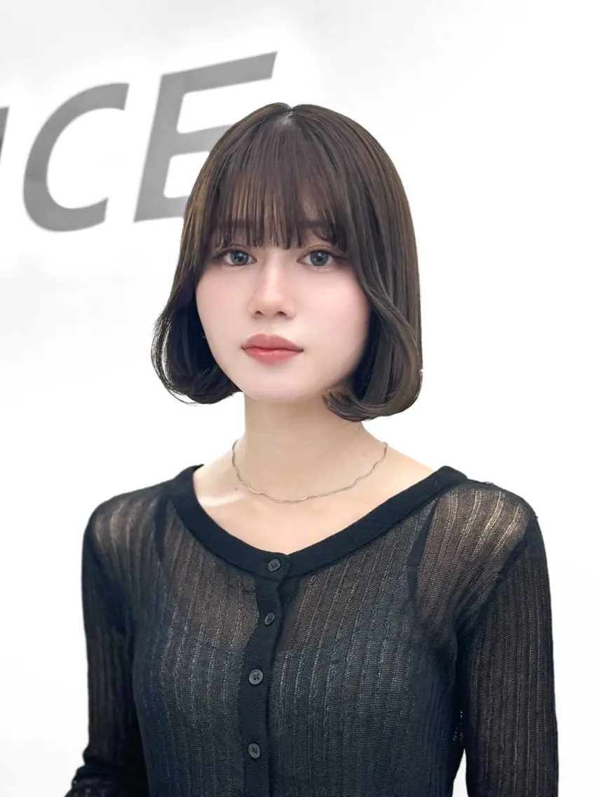 ショート カラー ヘアアレンジ カット ヘアカラー トリートメント ヘッドスパ ヘアセット 縮毛矯正🤍 盛れるボブ/ひかりのヘアスタイル
