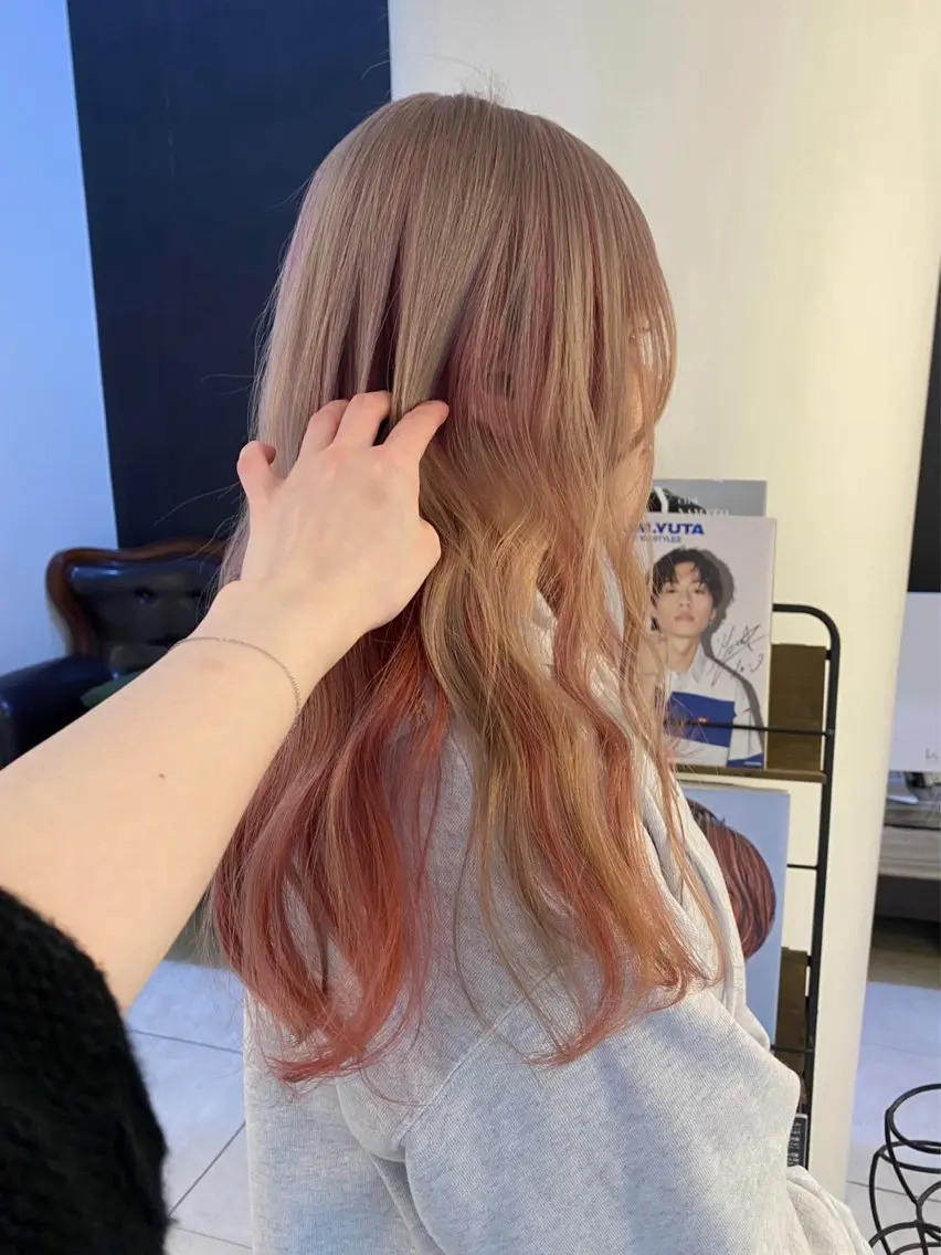ロング カラー カット ヘアカラー トリートメント mai / linoah˚✧のヘアスタイル