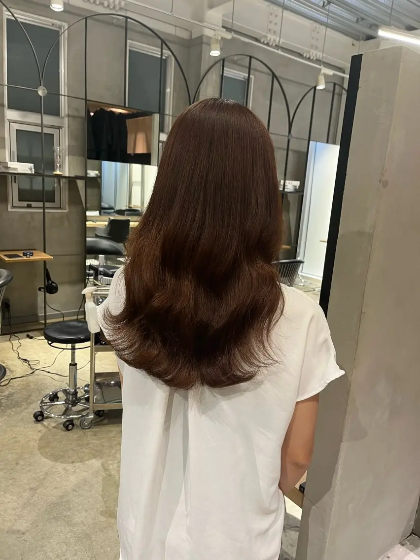 ロング 森山 葵のヘアスタイル