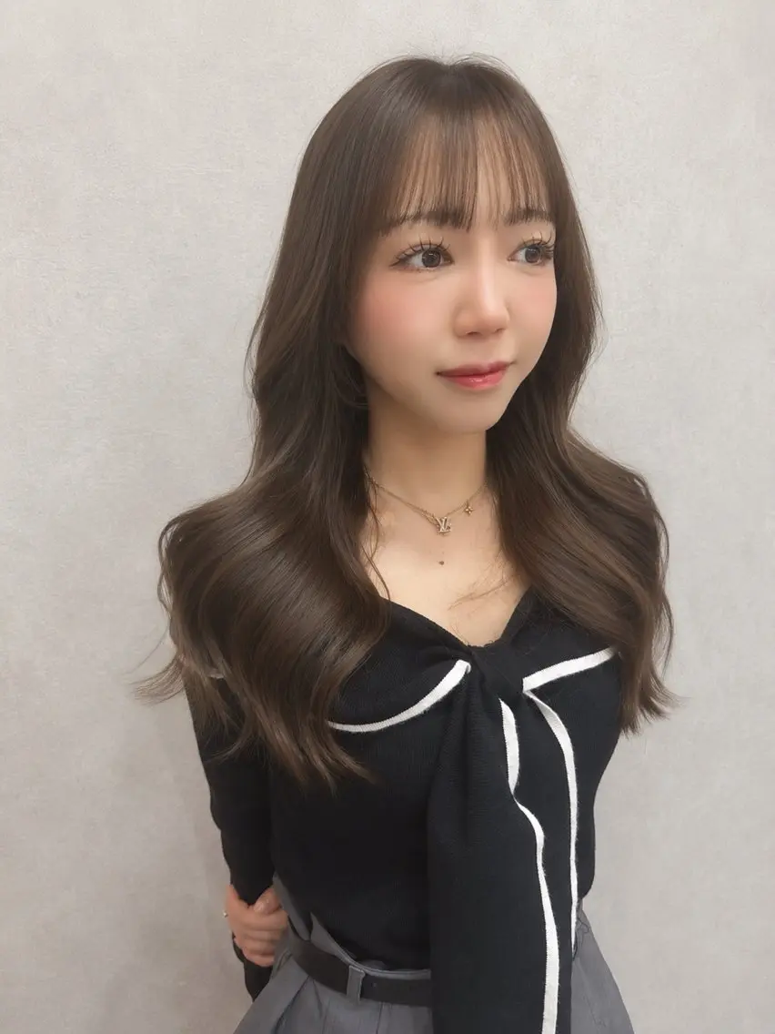 ロング カラー レイヤーカット AIRI layer cut hairのヘアスタイル