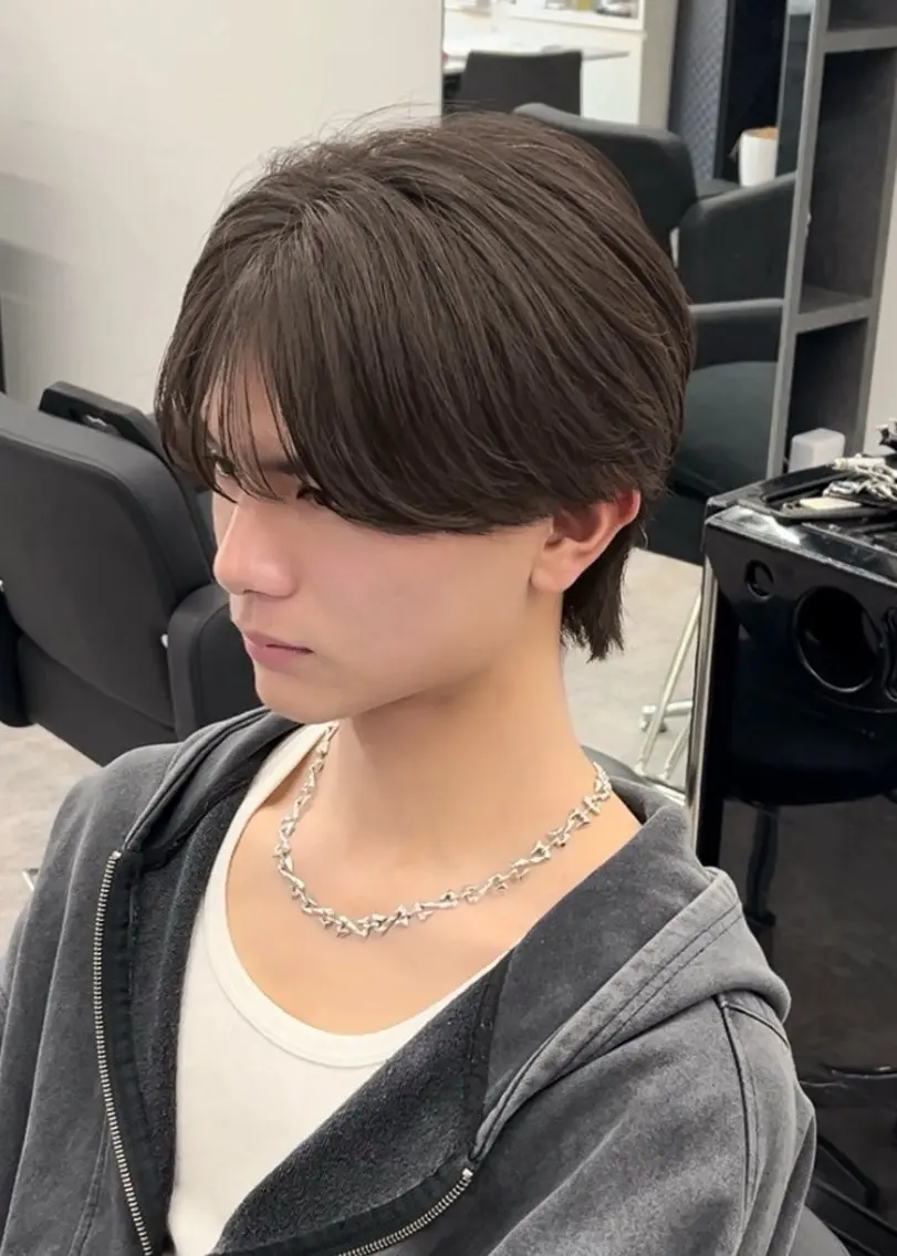 ミディアム メンズ HONOKA💜女子 ウケメンズ特化心斎橋のヘアスタイル
