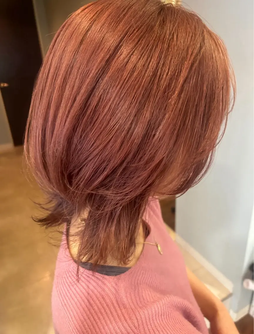 ミディアム ヘアカラー yamaguchi kのヘアスタイル
