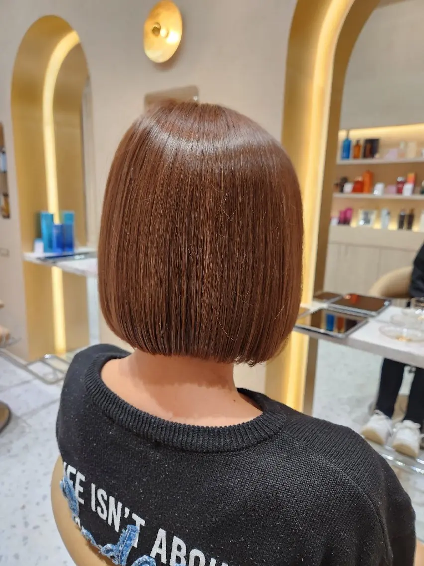 ショート カラー あかね☆ヘアアレンジ /ボブ/縮毛矯正のヘアスタイル