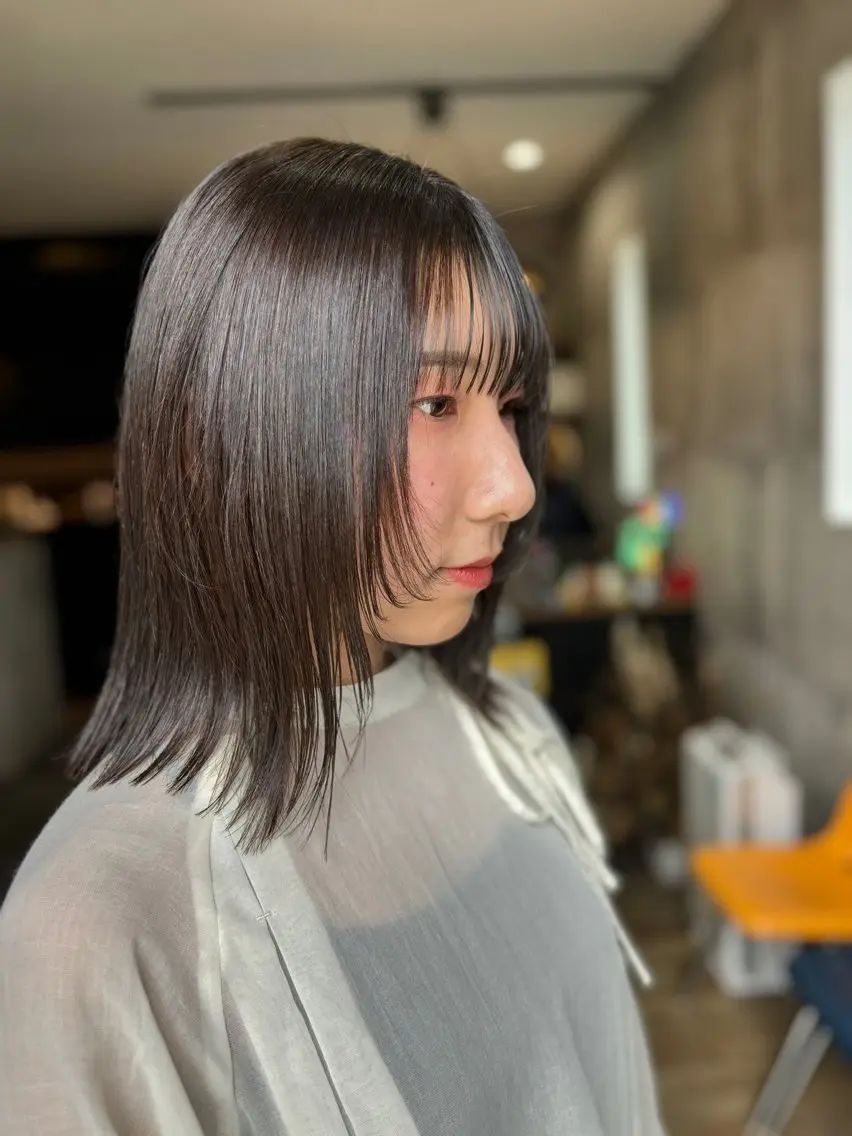 ショート 顔まわりレイヤー ハッシュカット レイヤーカット yoshihara yuukiのヘアスタイル