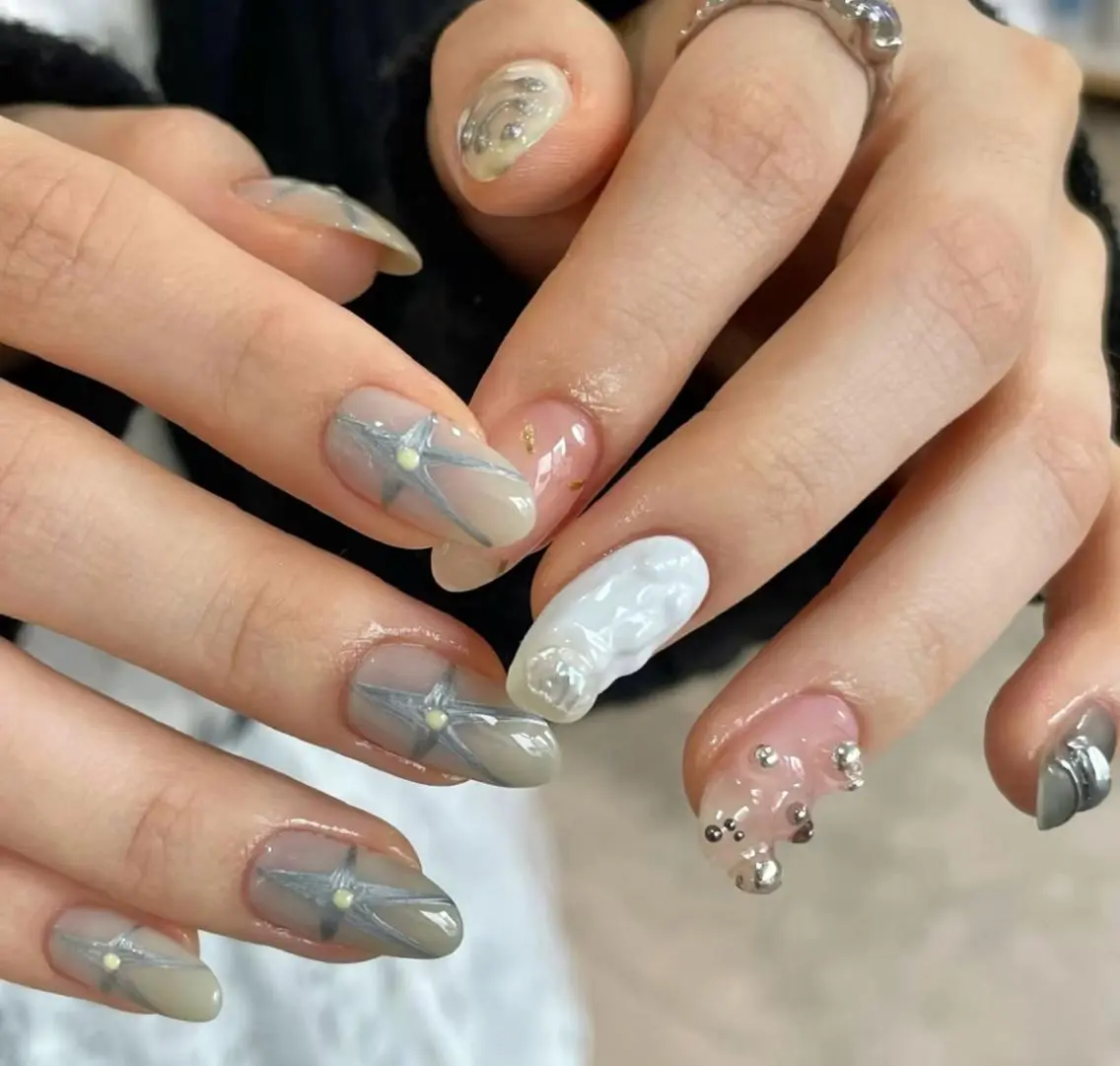 ネイル ハンドネイル Pure&Rich Nailのネイルデザイン