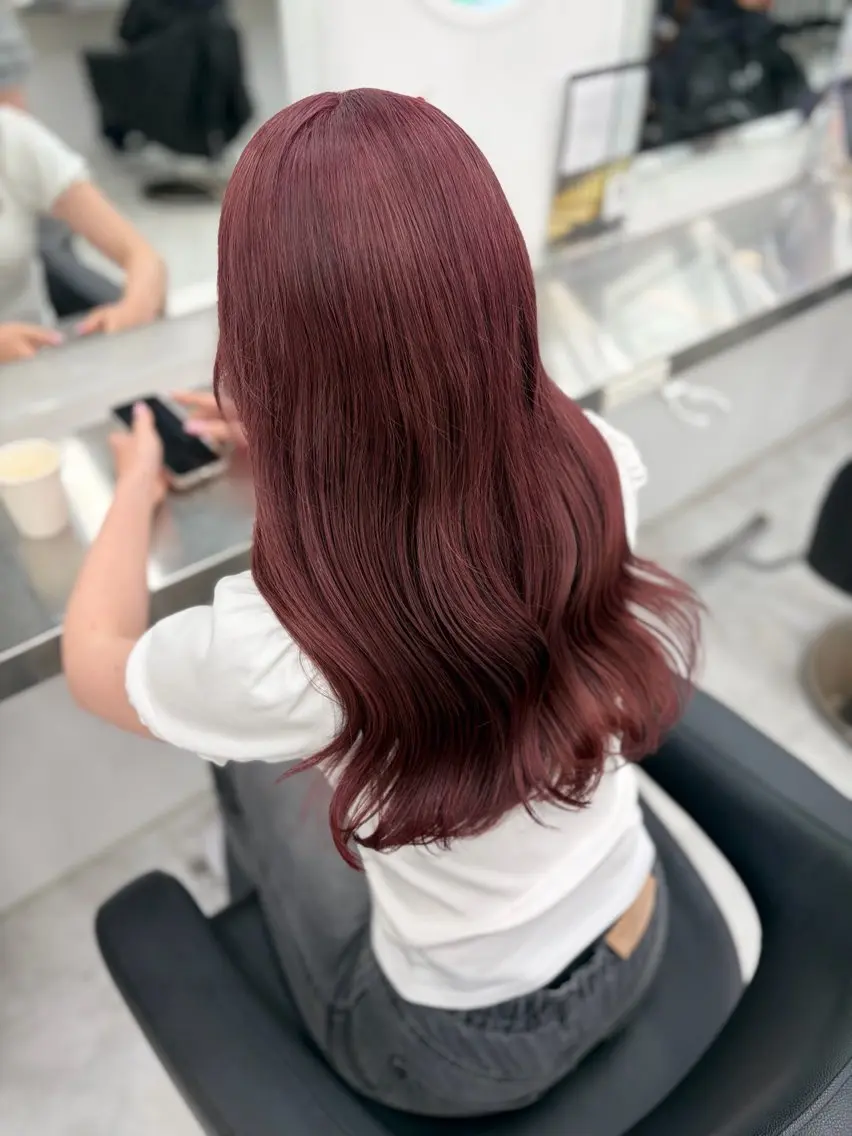 カラー ヘアカラー トリートメント ヘアセット girlな暖色ヘア 🪽🫧ハルナ🎀のヘアスタイル
