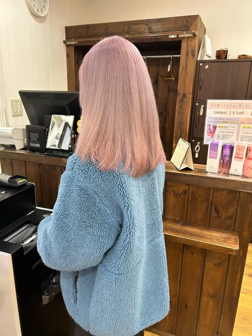 ミディアム ヘアカラー 🦋メンズカット/パ ーマモデル紀輔🦋のヘアスタイル