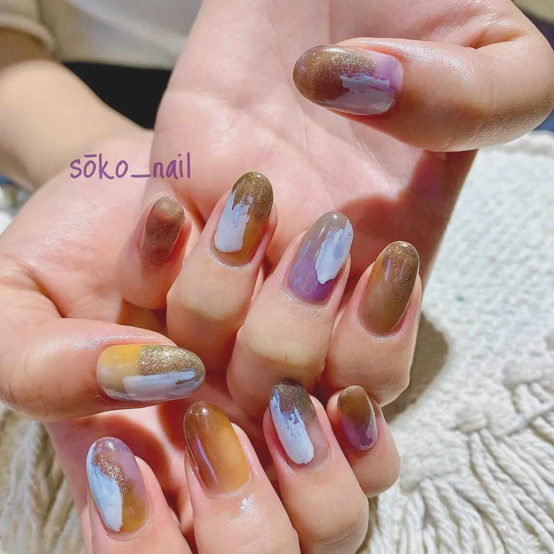 ネイル ハンドネイル megu  / sōko nailのネイルデザイン