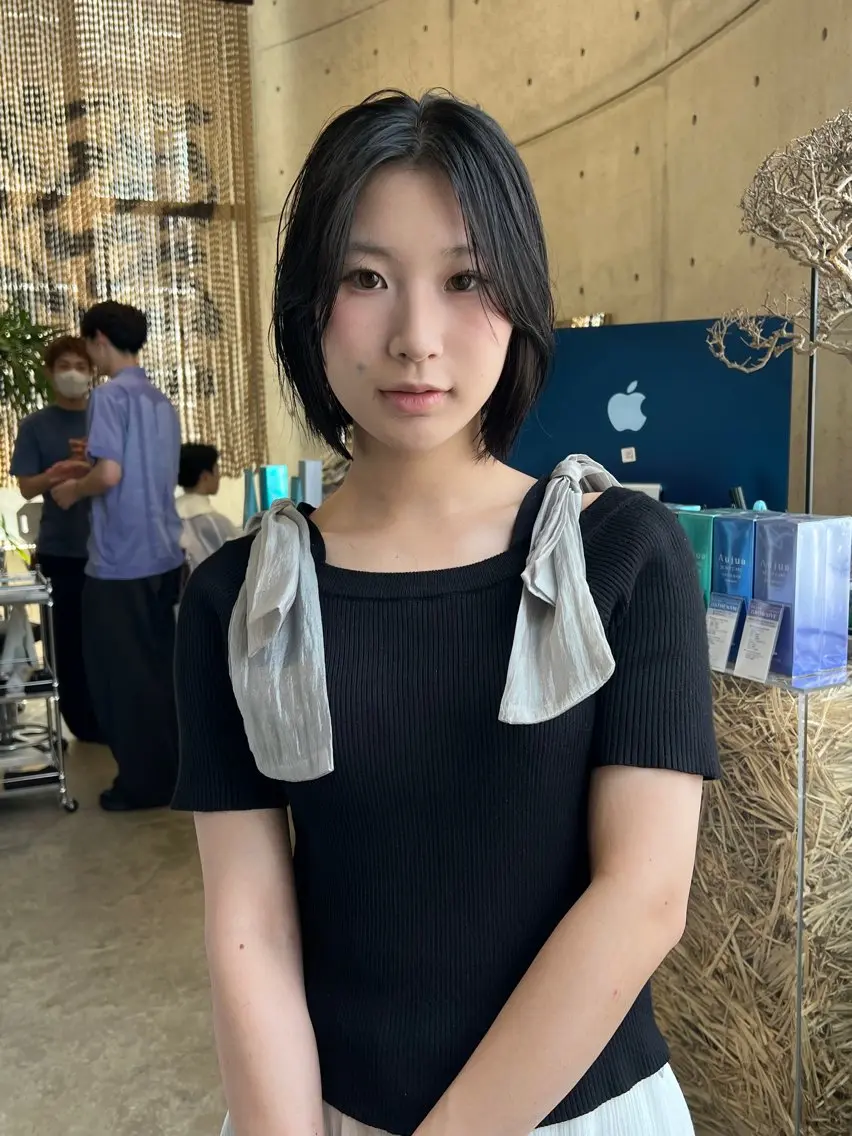 ミディアム nene 暖色/艶感カラー🥯のヘアスタイル