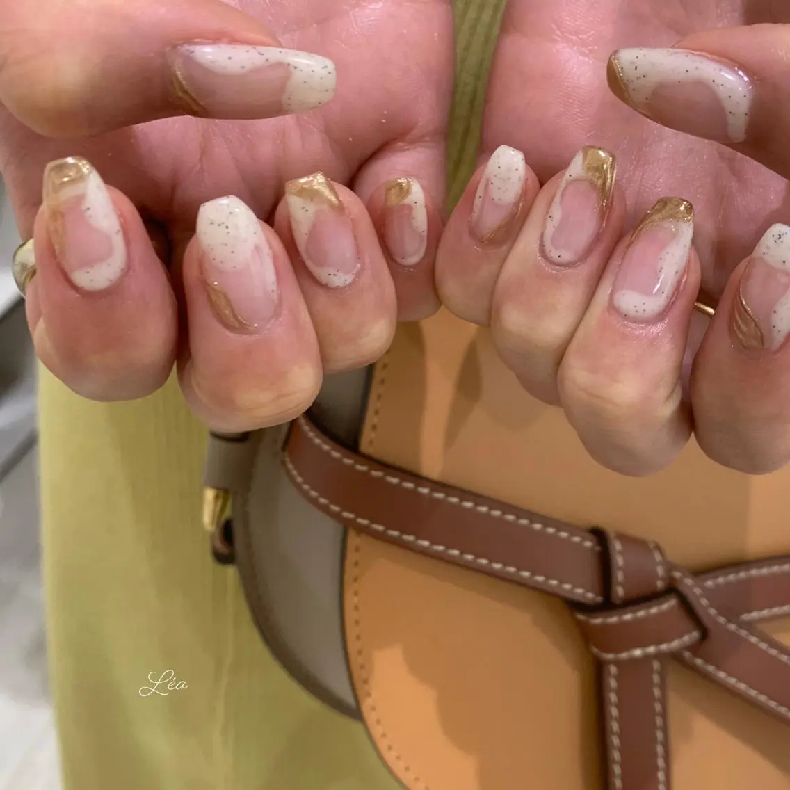 ネイル ジェルネイル 持ち込み パラジェル ソフトジェル Léa nailのネイルデザイン