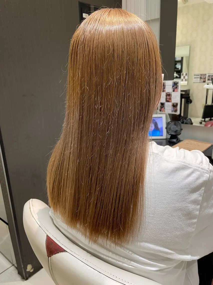 ロング カラー カット ヘアカラー トリートメント 渡辺 広輝のヘアスタイル