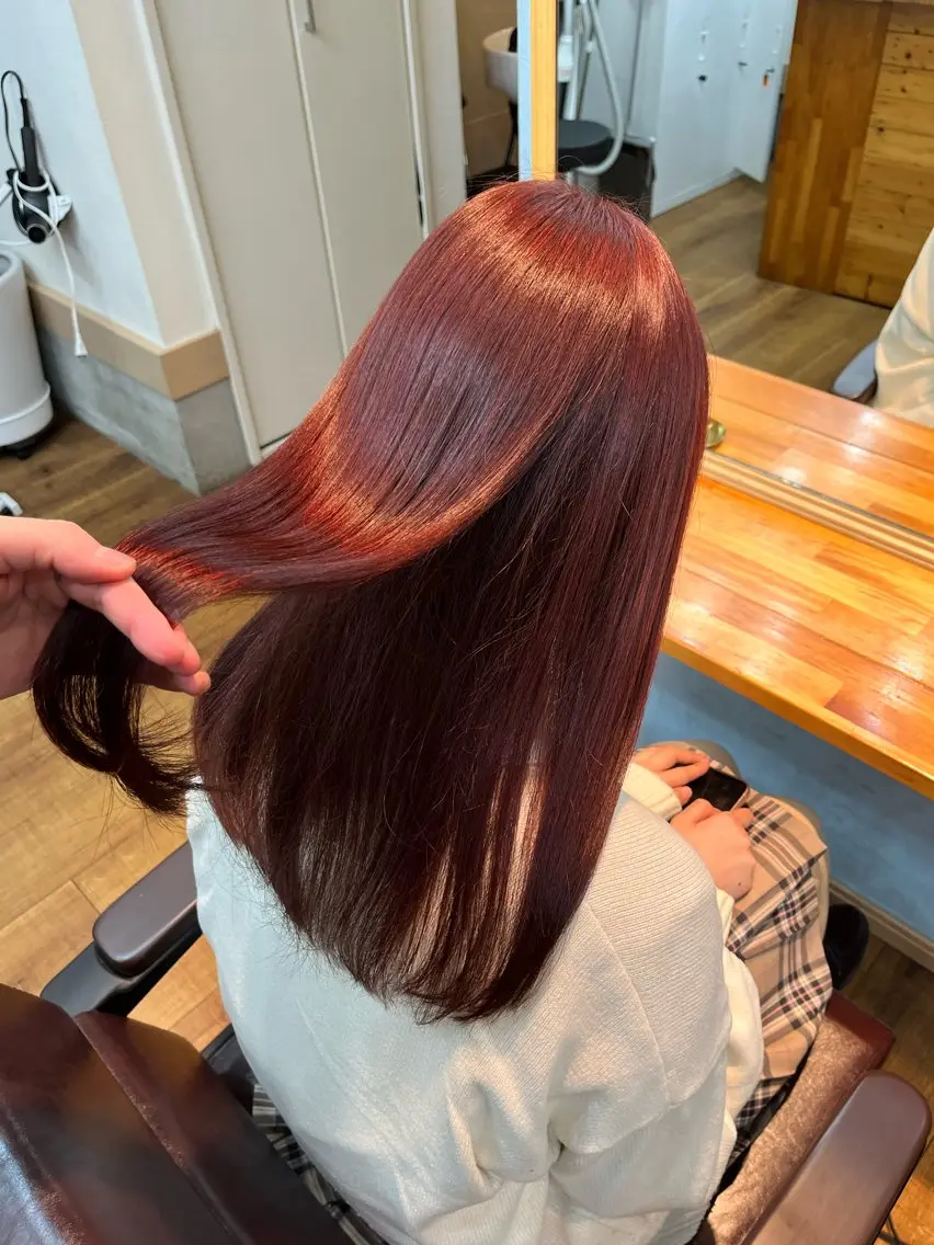 ロング 髪質改善 ヘアカラー トリートメント ヘッドスパ 🫧ハイトーン/ ブリーチ🫧白石航汰のヘアスタイル