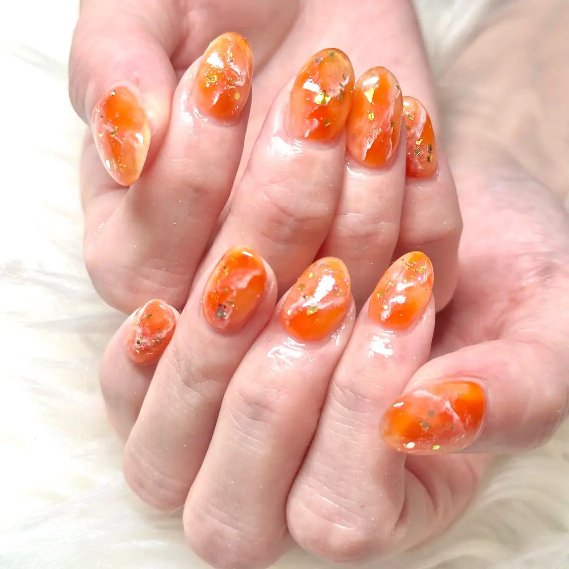 ネイル ハンドネイル Ange 🍊YUI🍊のネイルデザイン