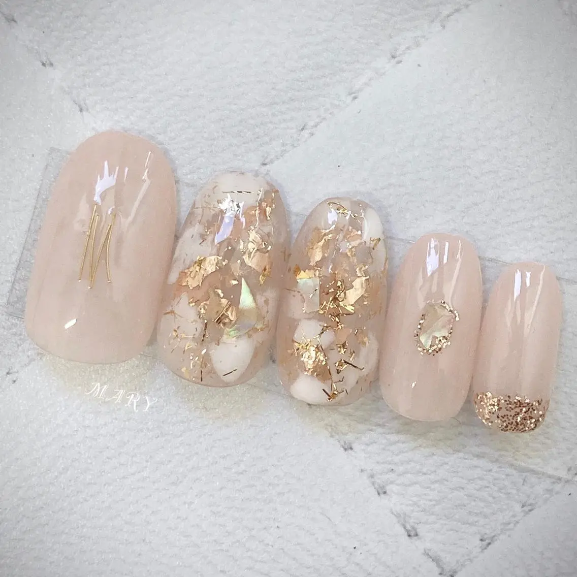 ネイル ハンドネイル Mary nail .narumiのネイルデザイン