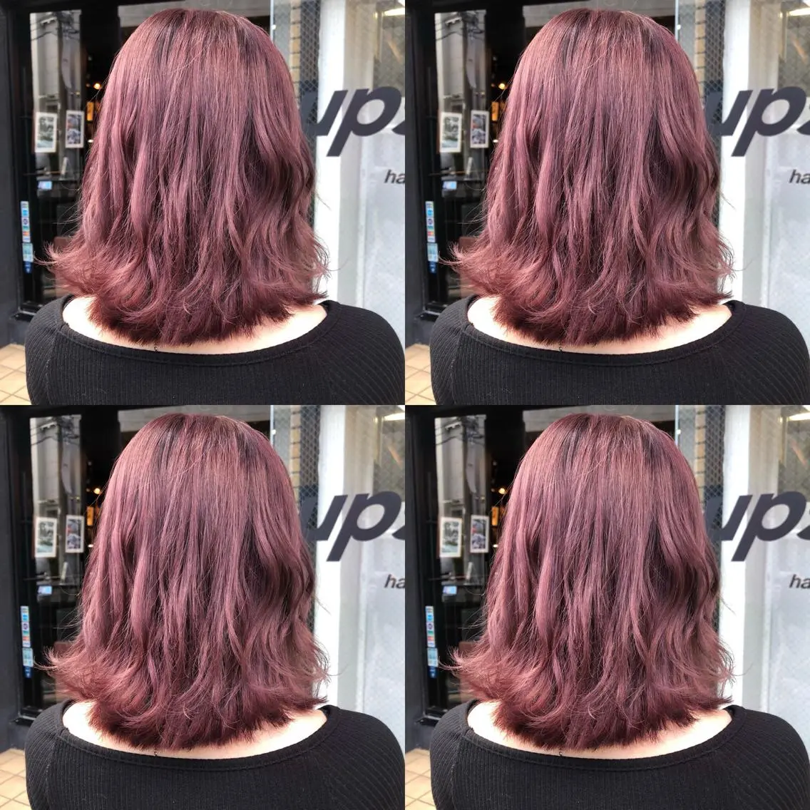 ミディアム カラー パーマ ヘアアレンジ 八巻 晴香のヘアスタイル