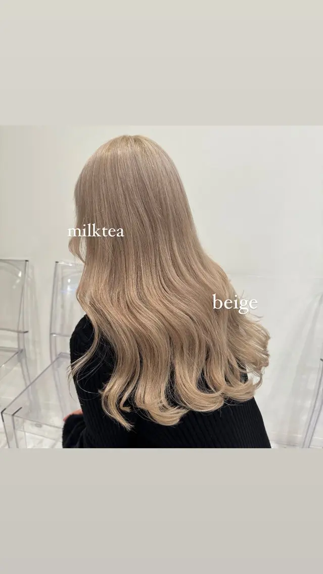ロング カラー ダメージレスハイ トーン💖kanonのヘアスタイル