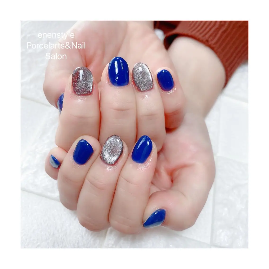 ミディアム ネイル 🐾enen style 🐾のネイルデザイン