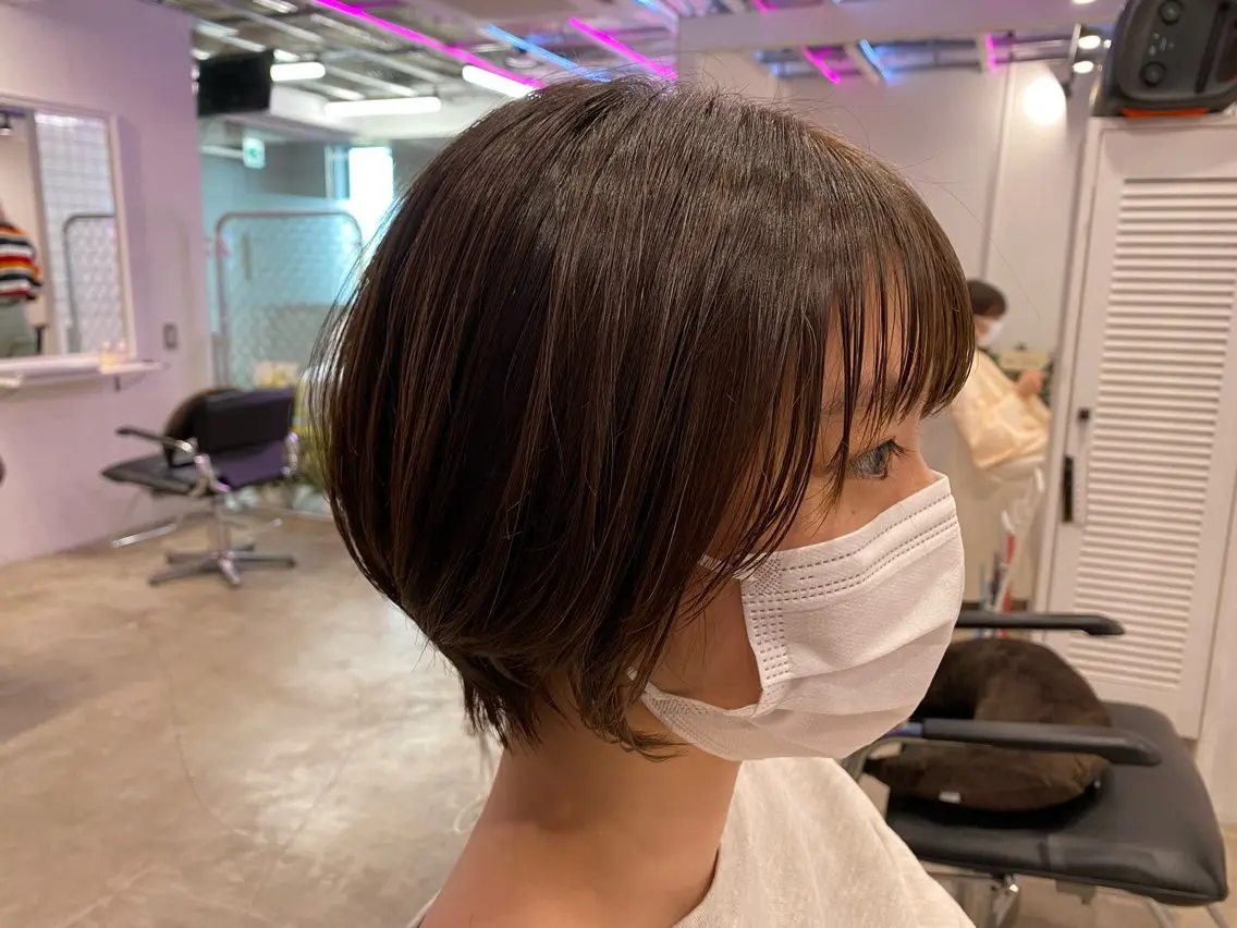 ショート カット ヘアカラー トリートメント 【ウルフ/レイヤー/ 白髪ぼかし】タツヤのヘアスタイル