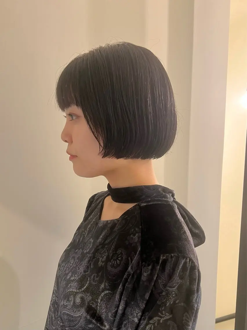 ショート ボブ カット トリートメント 工藤 梨花のヘアスタイル