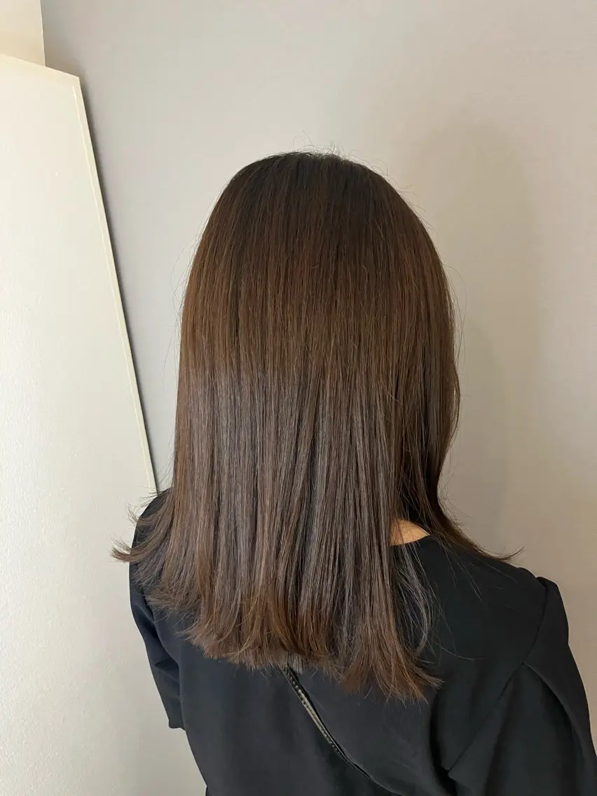 ミディアム カット ヘアカラー Grow by NYNY 田代 紀恵のヘアスタイル