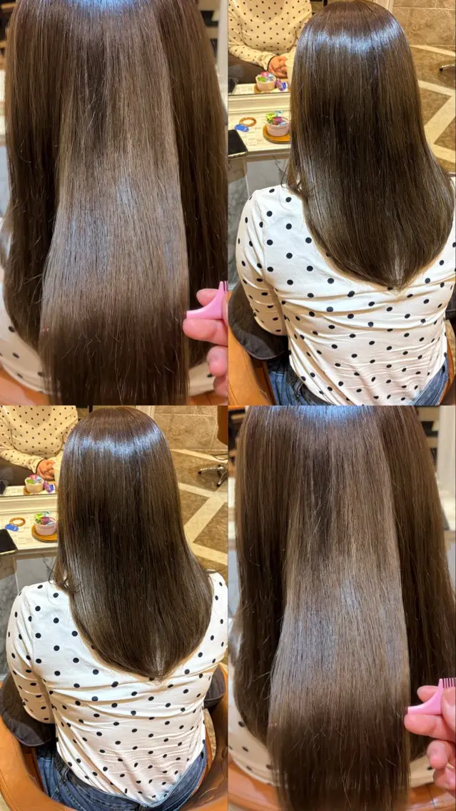 セミロング 岸 風花のヘアスタイル