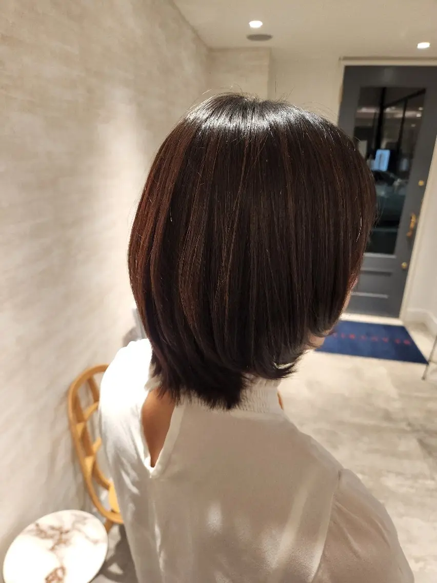 パーマ ショート ストレートパーマ 縮毛矯正 ✨似合わせカット✨ 小田　なつめのヘアスタイル
