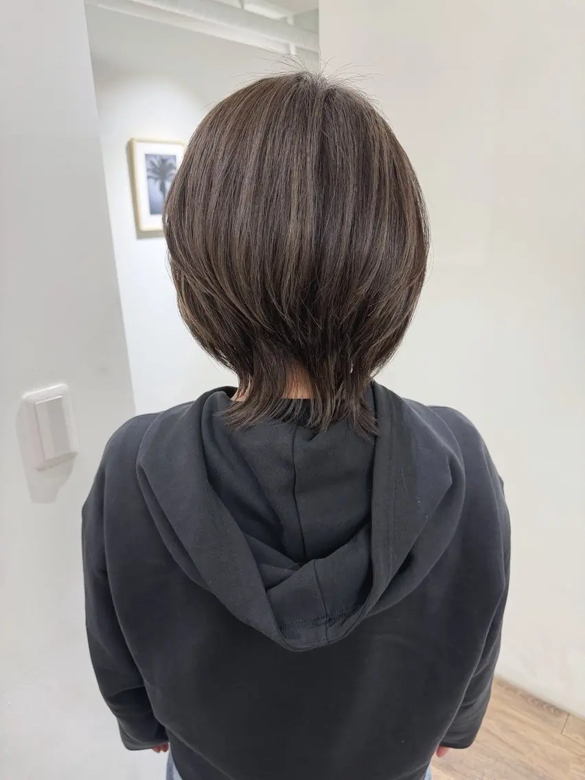 ショート カラー ヘアカラー トリートメント ハイライト⭐️上野 高広のヘアスタイル