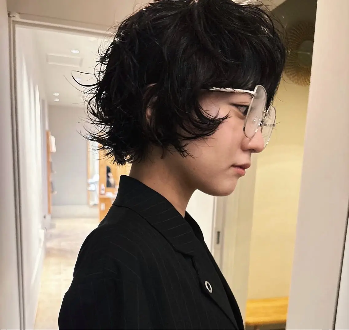 🧶カット＋柔らかいゆるパーマ🪢【ショートヘア】ナチュラルにパーマをかけたい方💖💕💕💕の写真
