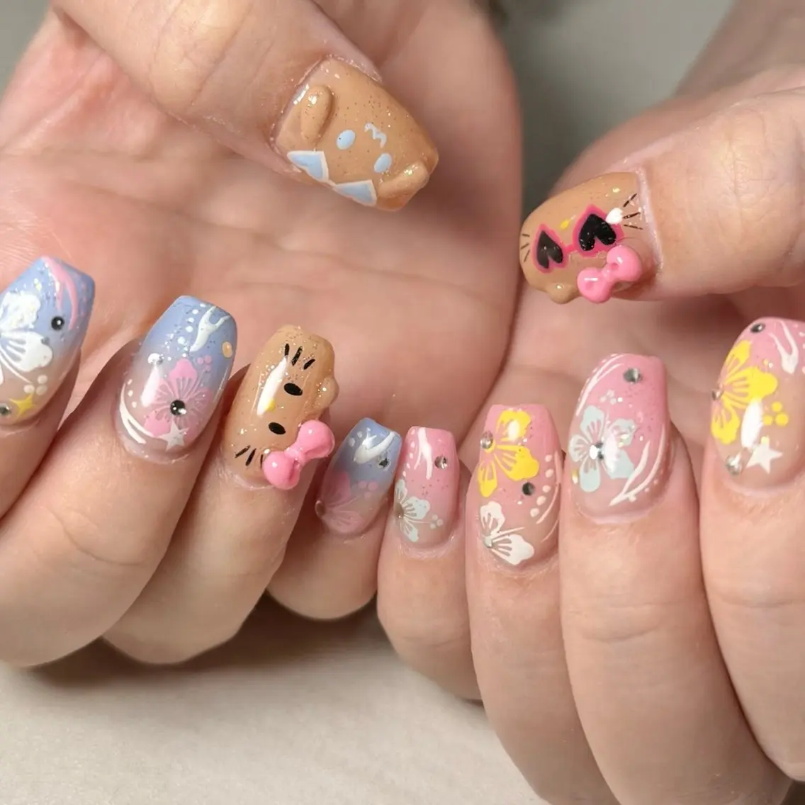 ネイル ハンドネイル 【Yappy🌈】 💖P-tanaのネイルデザイン