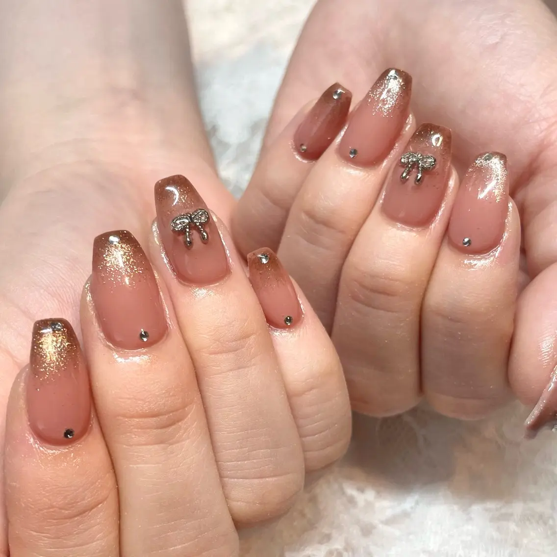 ネイル ジェルネイル マグネットネイル ハンドネイル Nail ヌシん家 AKANEのネイルデザイン