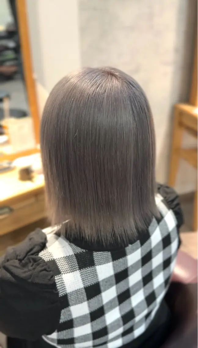 ミディアム カラー Afinar 乃空 パーマ✨️🌀のヘアスタイル