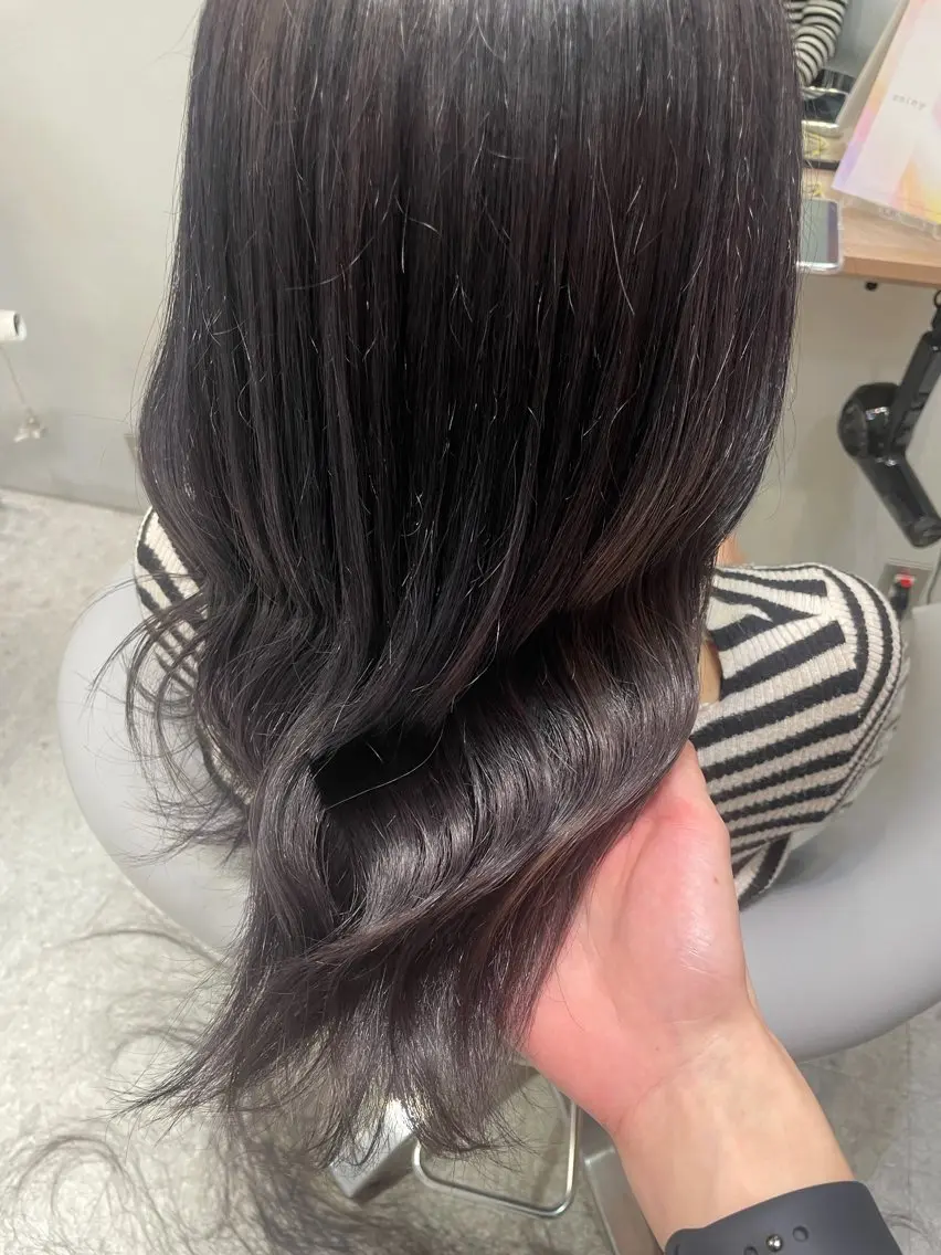 ロング カット ヘアカラー トリートメント ☁️横山 翔🫧のヘアスタイル