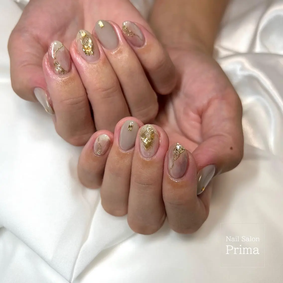 ミディアム ネイル SalonPrima 西院Nail&Eyeのネイルデザイン