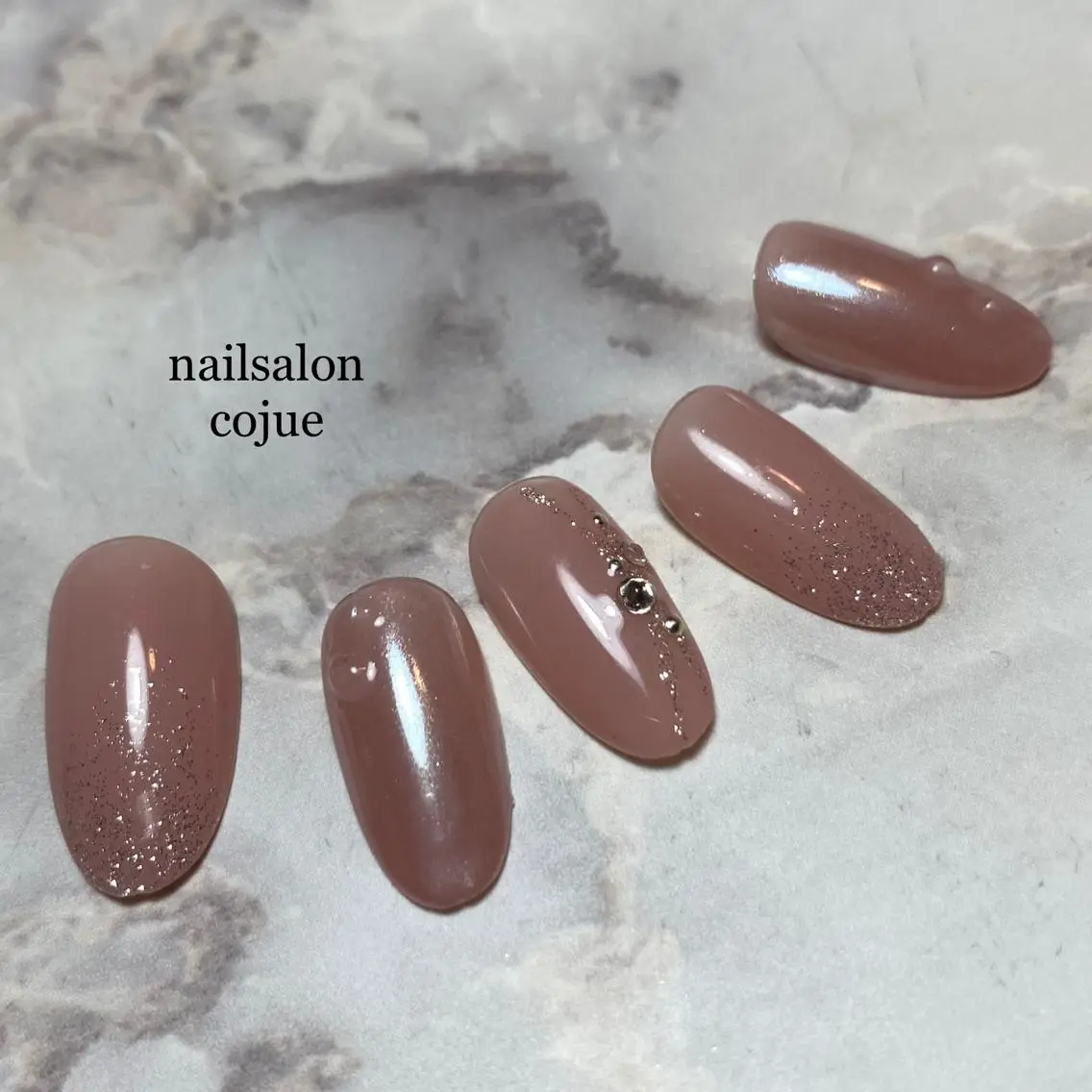 ネイル アートネイル オフィスネイル ピンク nailsalon cojue ERIのネイルデザイン