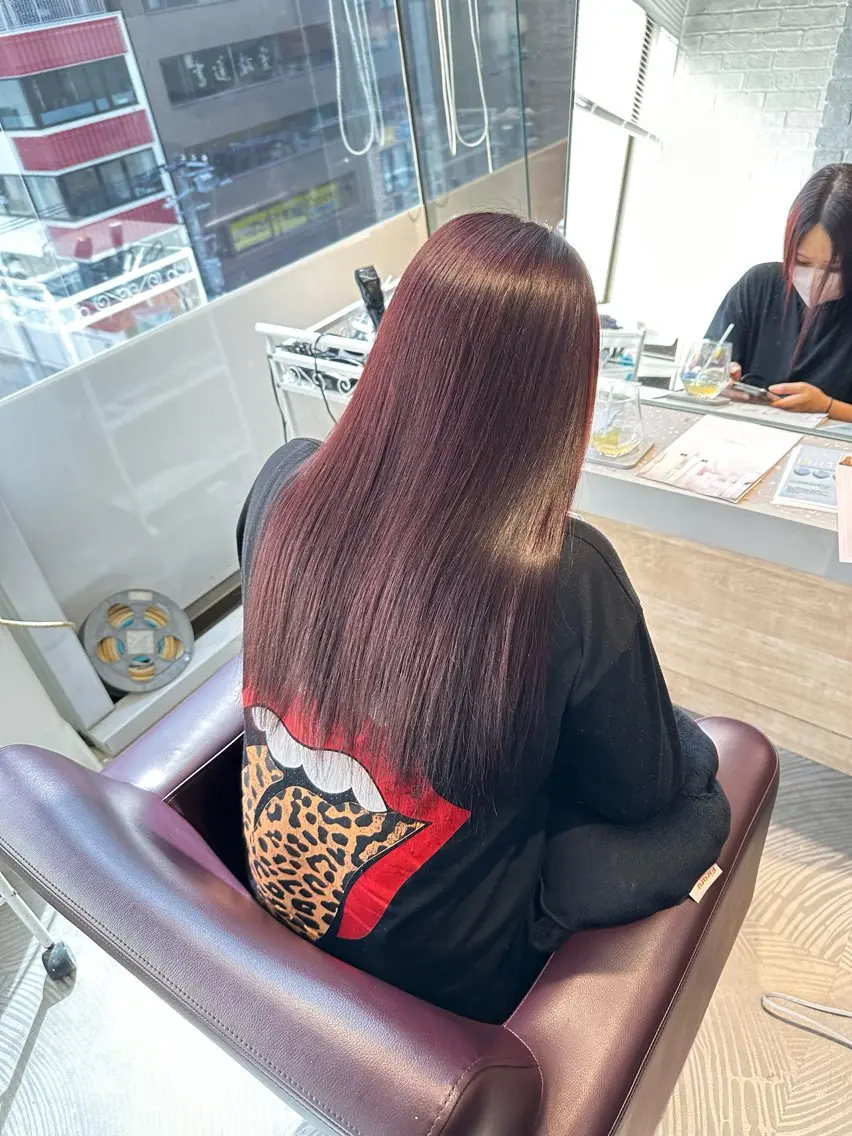 ロング カラー ブリーチ ヘアカラー ︎メンズカット✨セル ｢col大通り」🍀のヘアスタイル